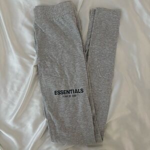 Fear of God Essentials Grey Marl High Waisted Leggings